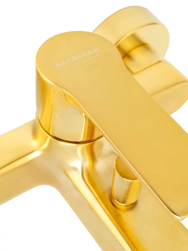 Смеситель для ванны Mariani Kali B22212KL, золото брашированное