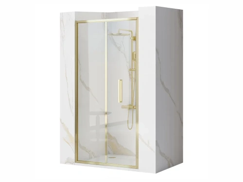 Душевая дверь Rea Rapid Fold gold 90 K4129