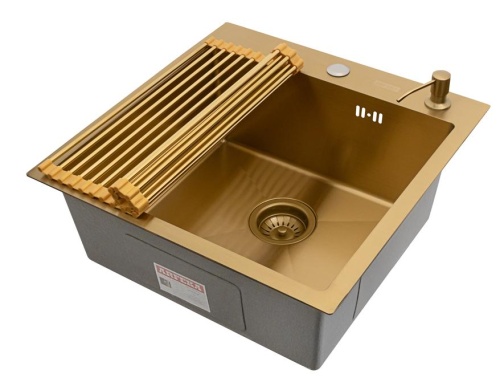 Комплект Arfeka Eco AR мойка 500*500, роллер-мат, дозатор gold