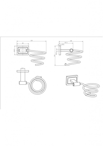 Держатель для фена CeramaLux Gamma 12316