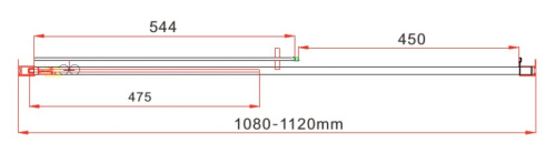 Душевая дверь Vincea Garda VDS-1G110CH