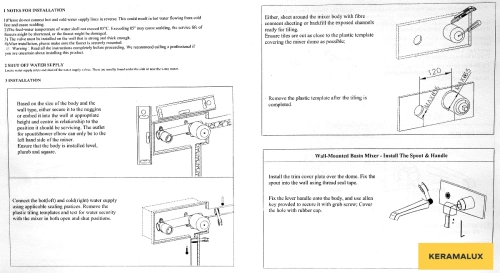Смеситель для умывальника Caprigo Don 53-027-BRG