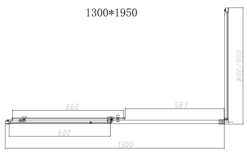 Душевой уголок Vincea Slim-N VSR-4SN8013CL