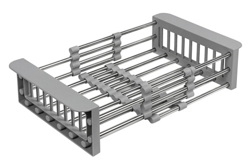 Комплект Arfeka Eco AR мойка 500*500, коландер, дозатор satin