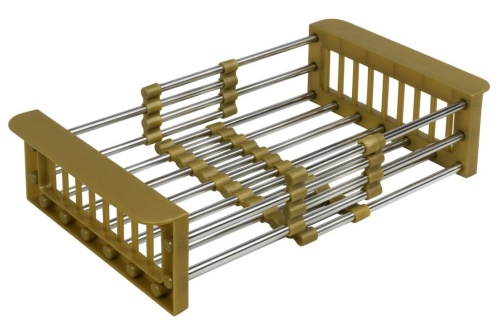 Комплект Arfeka Eco AR мойка 500*500, коландер, дозатор gold