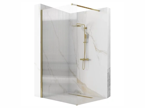 Душевая стенка Rea Aero Intimo gold matt 120x200 K4127