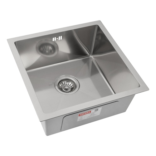 Мойка кухонная Arfeka Eco AR 450*450 satin decor millet grains