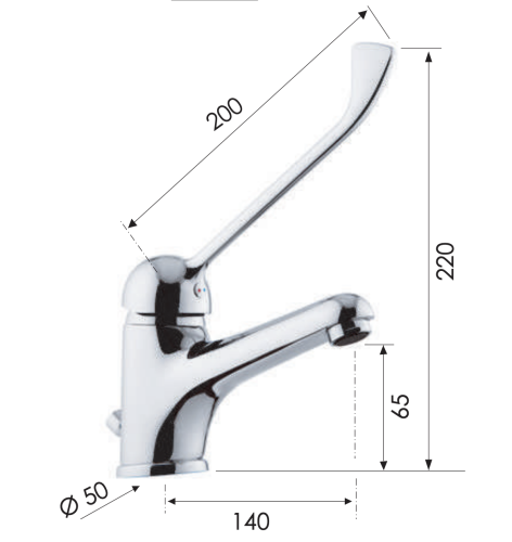 Смеситель для раковины Remer Kiss K14L