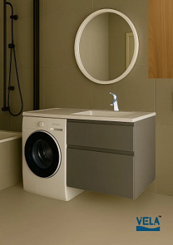 Тумба подвесная Vela Мира 57П под Kamilla (серый) TU5115