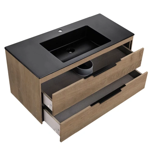 Тумба подвесная Vincea Chiara 2D 1000 N.Oak VMC-2C2100NO