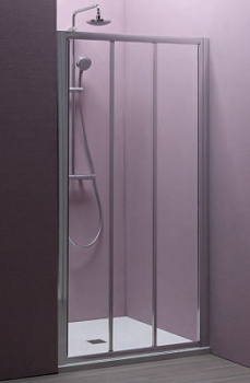 Душевая дверь Kolpa-San Luna TV3D/S 90 silver transparent 560060