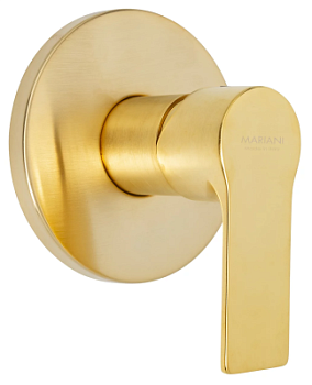 Смеситель для душа Mariani Kali B22179KL, золото брашированное