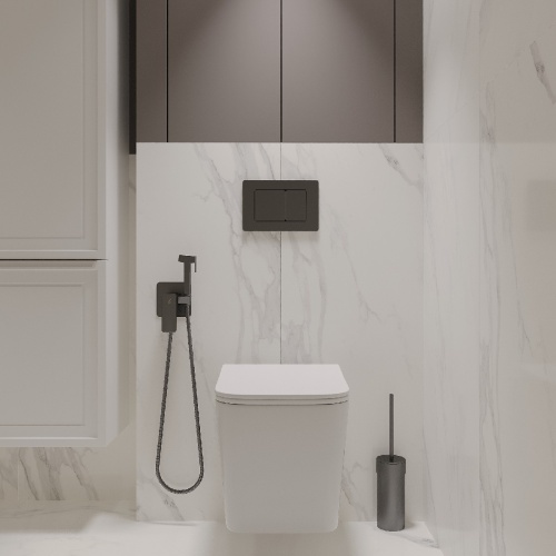 Комплект Oliveeka инсталляция OL-MQ-003 с унитазом OL-5014 и кнопкой OL-E12-BGM