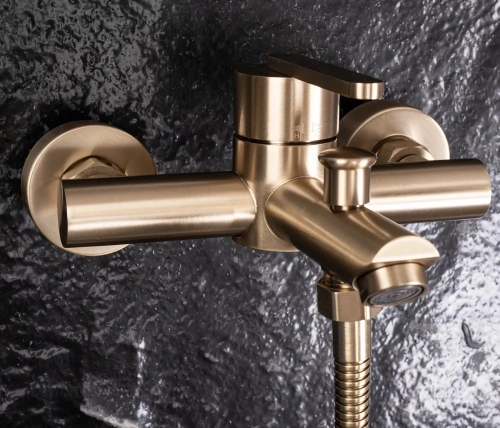 Смеситель для ванны Rea Ontario gold matt B5513