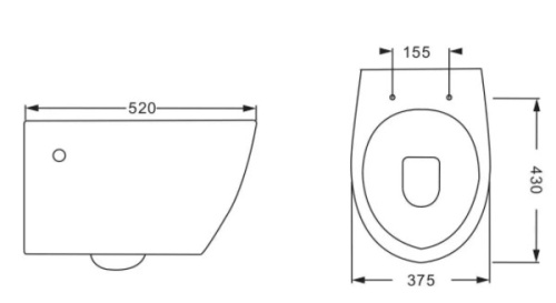 Унитаз подвесной Vincea INTERO VT1-21
