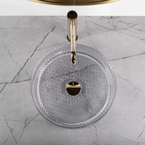 Умывальник Rea Cristal 35 Grey U9615