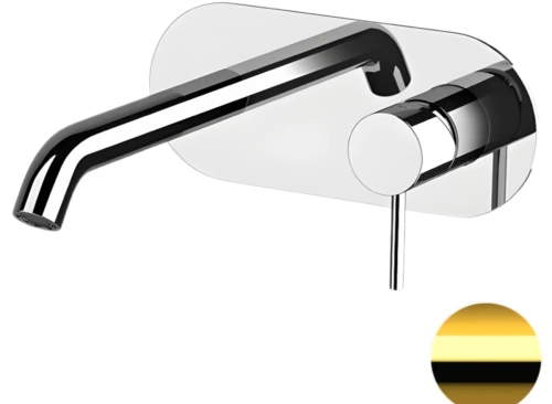 Смеситель для раковины Remer X-style X15LWBDO, золото глянцевое