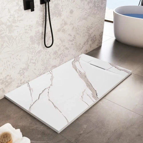 Душевой поддон Rea Bazalt Carrara White 90x120 K7001 Душевой поддон Rea Bazalt Carrara White 90x120 K7001