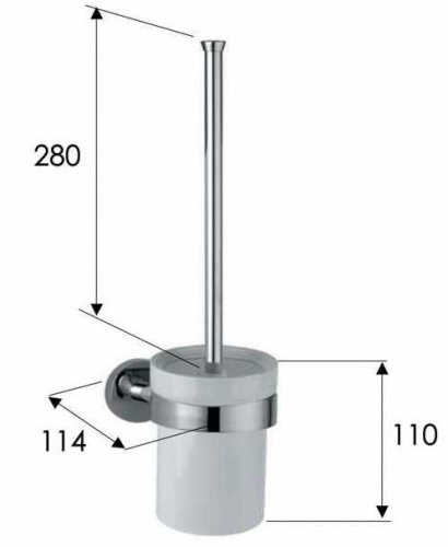 Ёршик Remer Guest GS66CFP, черный брашированный хром