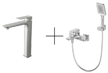 Душевая система для ванны со смесителем Oliveeka OL-639003A+239003-BN