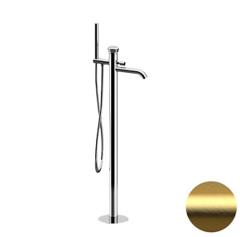 Смеситель для ванны Remer Element ET08BG, золото брашированное