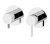 Смеситель для душа Remer Metrica MC93ZP Смеситель для душа Remer Metrica MC93ZP