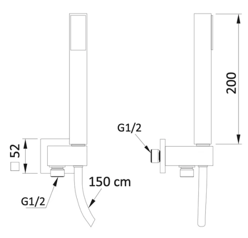 Душевой гарнитур Mariani B00241PF00