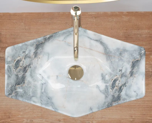 Умывальник Rea Vegas Granit Shiny U5602 Умывальник Rea Vegas Granit Shiny U5602