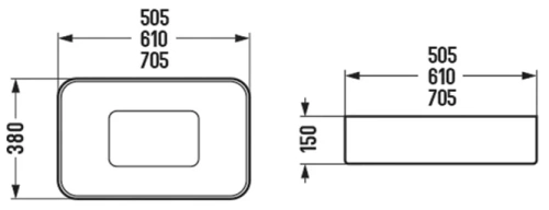 Умывальник Vincea VBS-50460