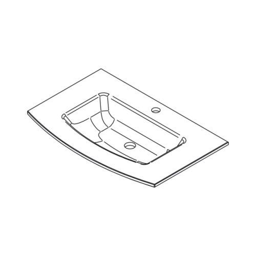 Умывальник Caprigo Legato 70 OW15-3011-R811