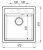 Мойка кухонная Arfeka DALAGO 47 shadow grey Мойка кухонная Arfeka DALAGO 47 shadow grey