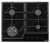 Газовая варочная панель ZORG HAG61 FDW black