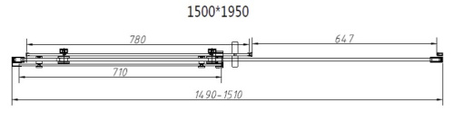 Душевой уголок Vincea Como-N VSR-4CN9015CGB
