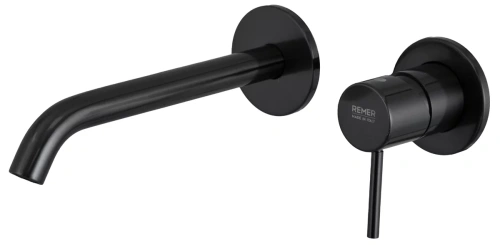Смеситель для раковины Remer X Style X15PLWBCFP, черный брашированный хром