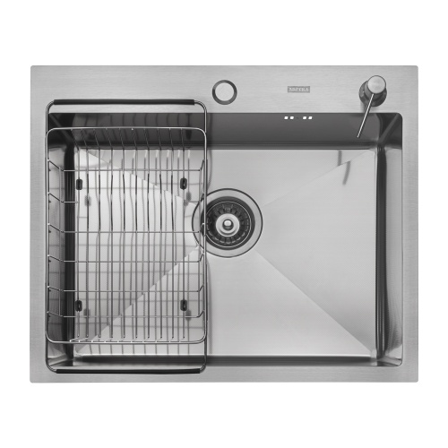 Комплект Arfeka Eco AR мойка 600*500, коландер F, дозатор satin decor millet