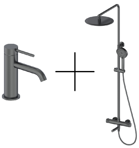 Душевая стойка со смесителем Oliveeka OL-739902+88139017-BGM