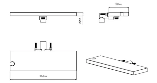 Душевая система Vincea Inspire VSFW-3I21T1RMB