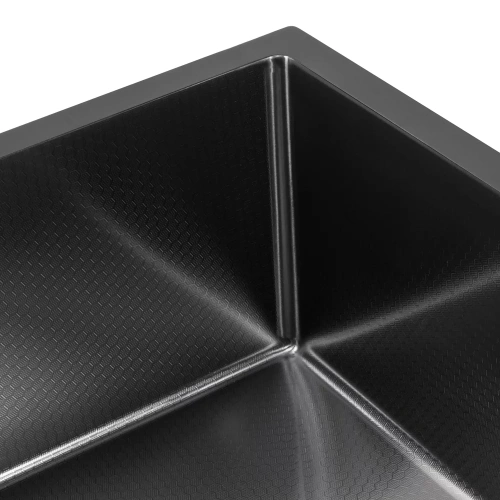 Мойка кухонная Arfeka Eco AR 700*500 black PVD NANO decor