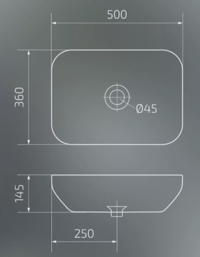 Умывальник Gid D1468