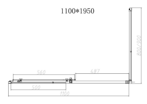 Душевой уголок Vincea Slim-N VSR-4SN9011CLG Душевой уголок Vincea Slim-N VSR-4SN9011CLG
