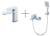 Душевая система для ванны со смесителем Oliveeka OL-639003A+139003-CR