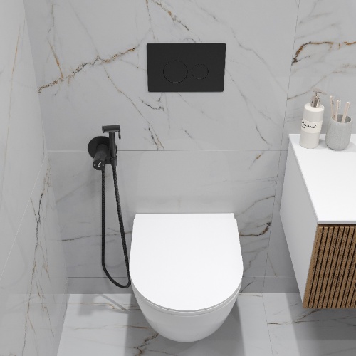 Комплект Oliveeka инсталляция OL-MQ-003 с унитазом OL-6016 и кнопкой OL-R22-MB