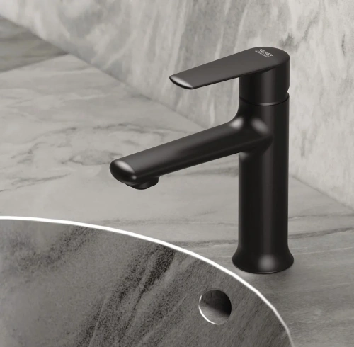 Смеситель для раковины Remer Vanity V12NO, черный матовый