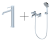 Душевая система для ванны со смесителем Oliveeka OL-639017+88239017-CR Душевая система для ванны со смесителем Oliveeka OL-639017+88239017-CR