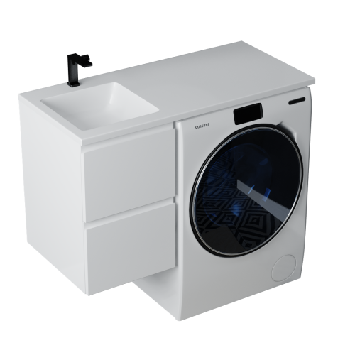 Тумба подвесная Vela Мира 38П под Kamilla (белый мат) TU17381