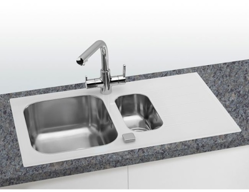 Мойка для кухни Alveus GLASSIX 10 RAL9005-90 (черный цвет) 860x500 1099450