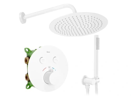 Душевая система Rea Lungo miler white P6614 Душевая система Rea Lungo miler white P6614