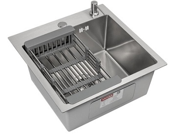 Комплект Arfeka Eco AR мойка 450*450 (настольная), коландер, дозатор satin decor millet grains