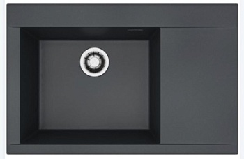 Мойка для кухни Alveus PURE-G 70L Algranit DEEP BLACK-A90 790x520x198 1149304