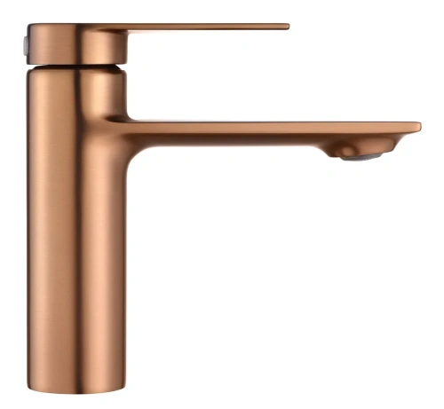 Смеситель для умывальника Rea Storm copper brush B3001